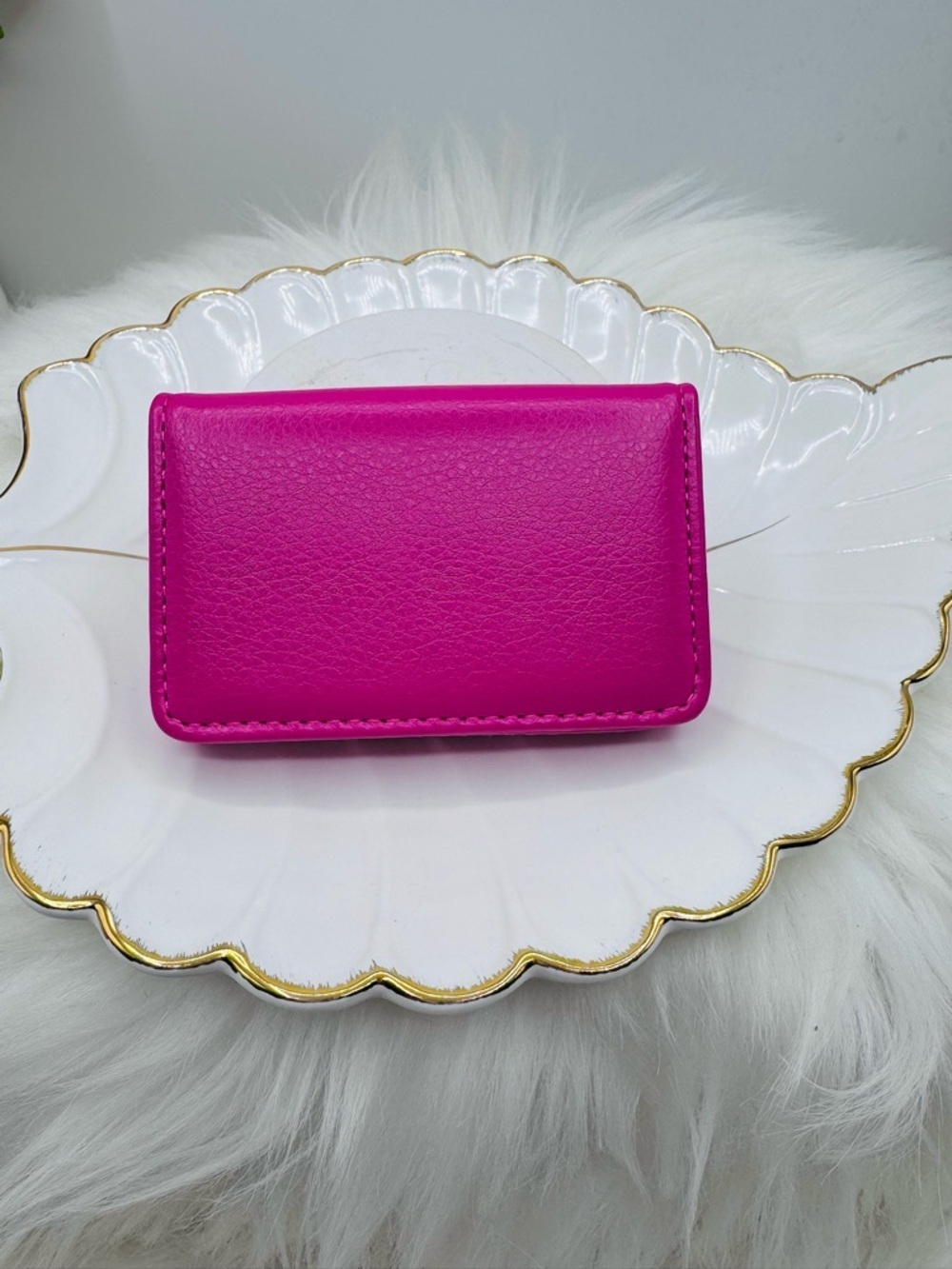 Mini Wallet Rose Pink Card Wallet